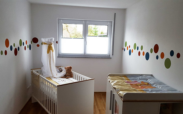 Kinderzimmer streichen, Maler Hämmerle Bergatreute